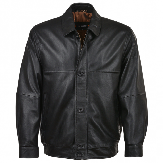 ashwood leather Leather Jacket Black/nap : Ferdinand