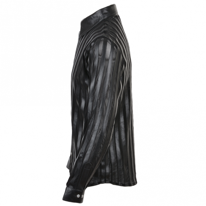 Ashwood Leather Leather Shirt Black : Jonah