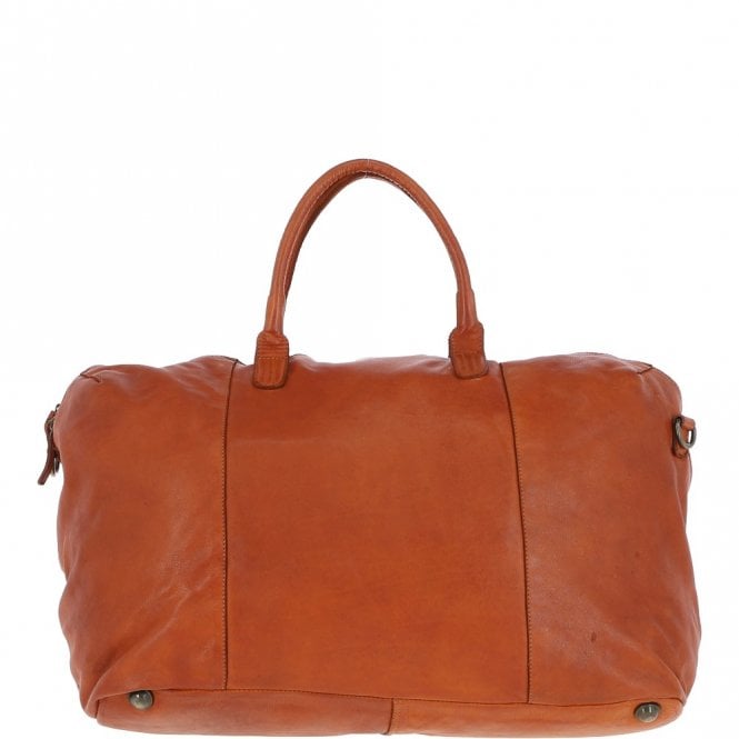 Ashwood Leather Leather Travel Holdall Tan : Dylan
