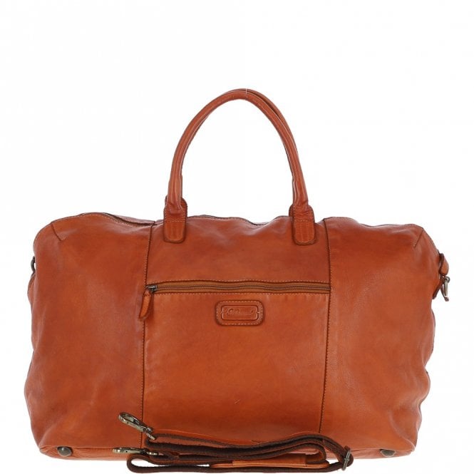 ashwood leather Leather Travel Holdall Tan : Dylan