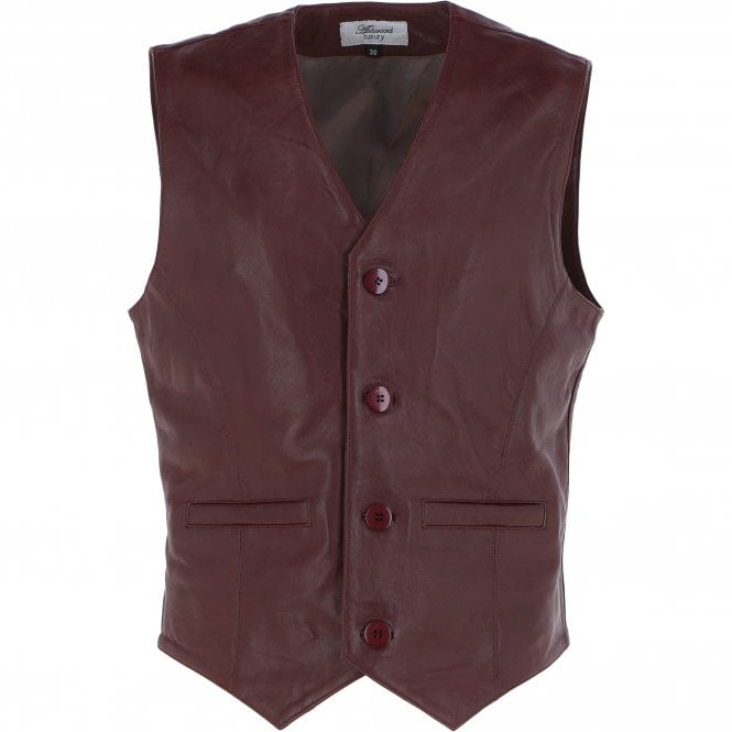 ashwood leather Leather Waistcoat Borduex : Tudor