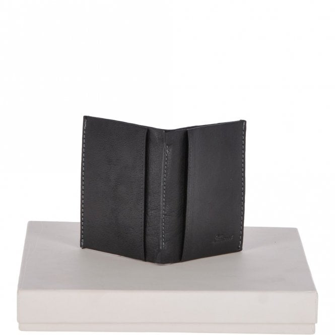 Ashwood Leather Leather Wallet Black/crum 1415 C