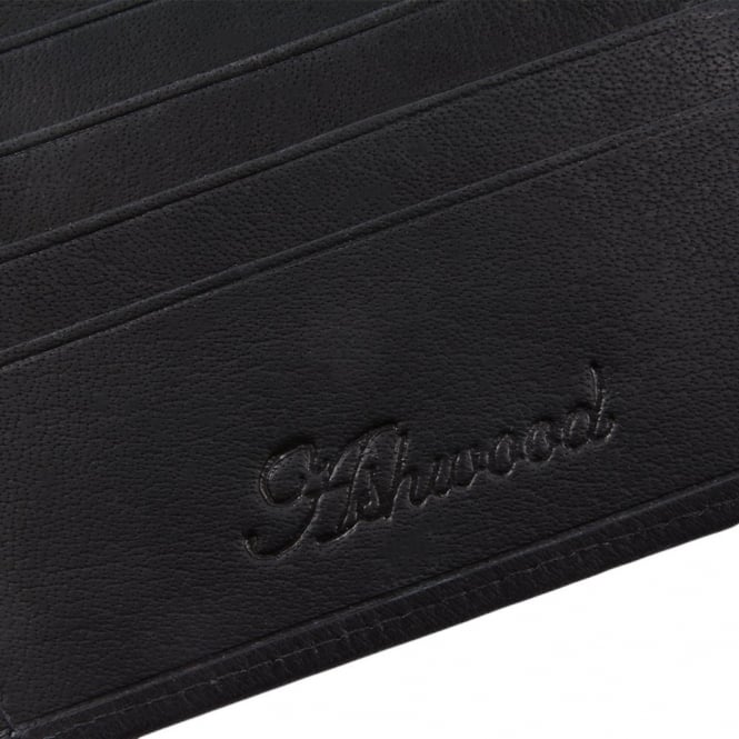Ashwood Leather Leather Wallet Black/crum : 1416 C