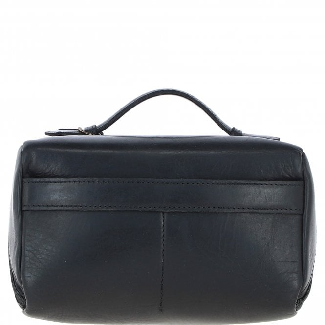 Ashwood Leather Leather Washbag Black: K-49