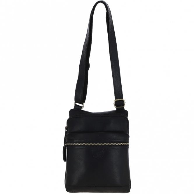 ashwood leather Ashwood Leather Medium Flight Bag Black: T-71