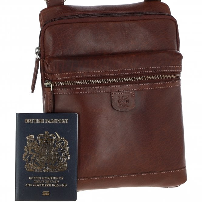 Ashwood Leather Ashwood Leather Medium Flight Bag Chestnut Tan: T-71