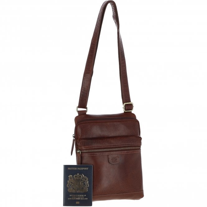 Ashwood Leather Ashwood Leather Medium Flight Bag Chestnut Tan: T-71