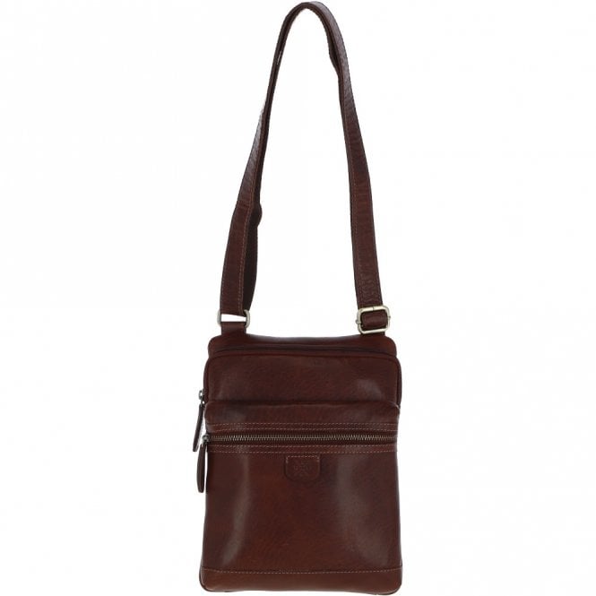 ashwood leather Ashwood Leather Medium Flight Bag Chestnut Tan: T-71