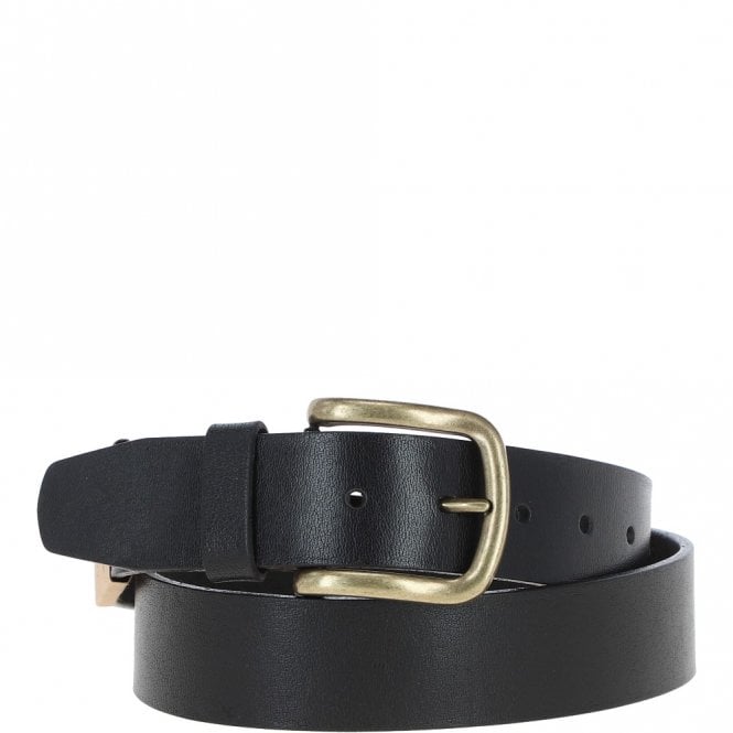 ashwood leather Mens Leather Belt Black: MB-107