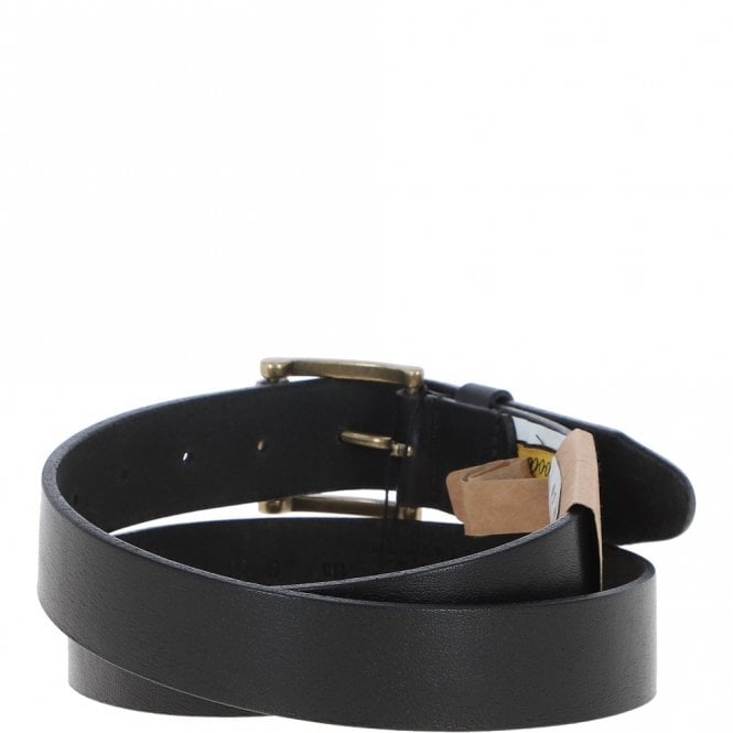 Ashwood Leather Mens Leather Belt Black: MB-109