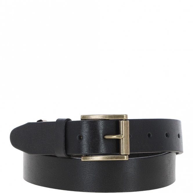 ashwood leather Mens Leather Belt Black: MB-109