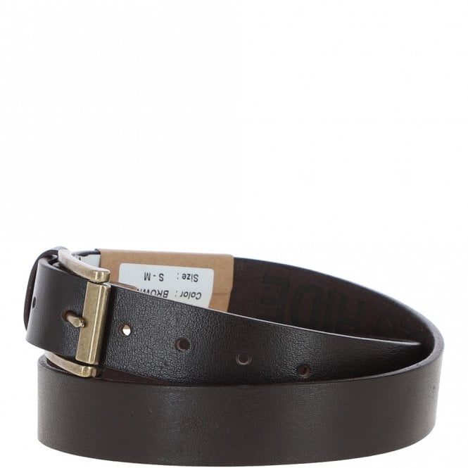 Ashwood Leather Mens Leather Belt Brown: MB-109