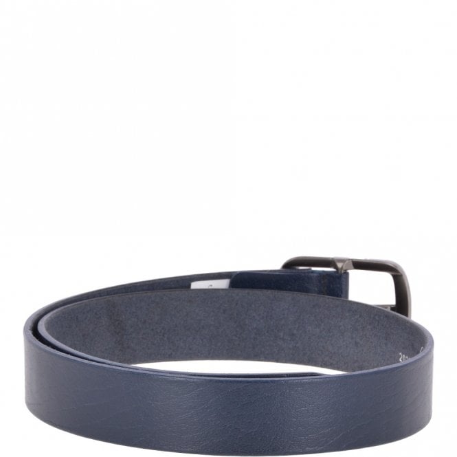 Ashwood Leather Mens Leather Belt Navy: AB-05