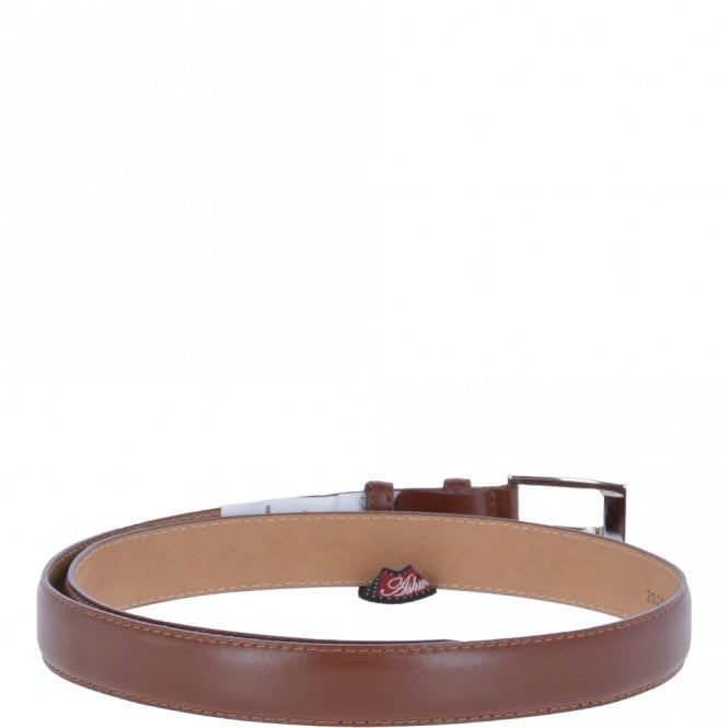 Ashwood Leather Mens Leather Chino Belt Tan: AB-23