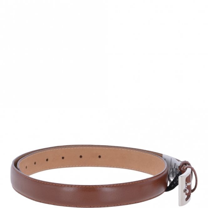 Ashwood Leather Mens Leather Chino Belt Tan: AB-23