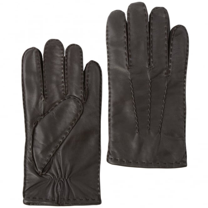 ashwood leather Mens Leather Gloves Brown : 710