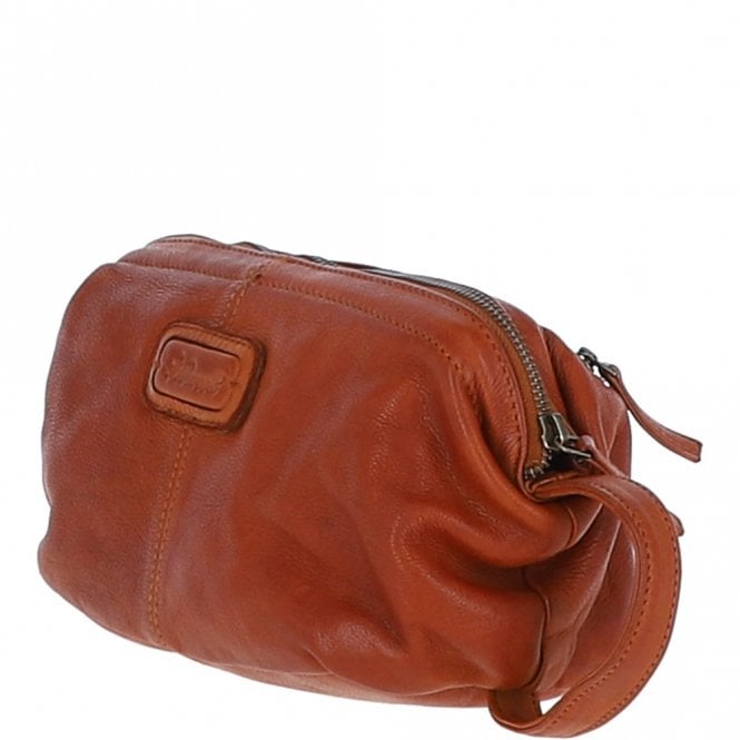 Ashwood Leather Mens Leather Wash Bag Tan : Duff
