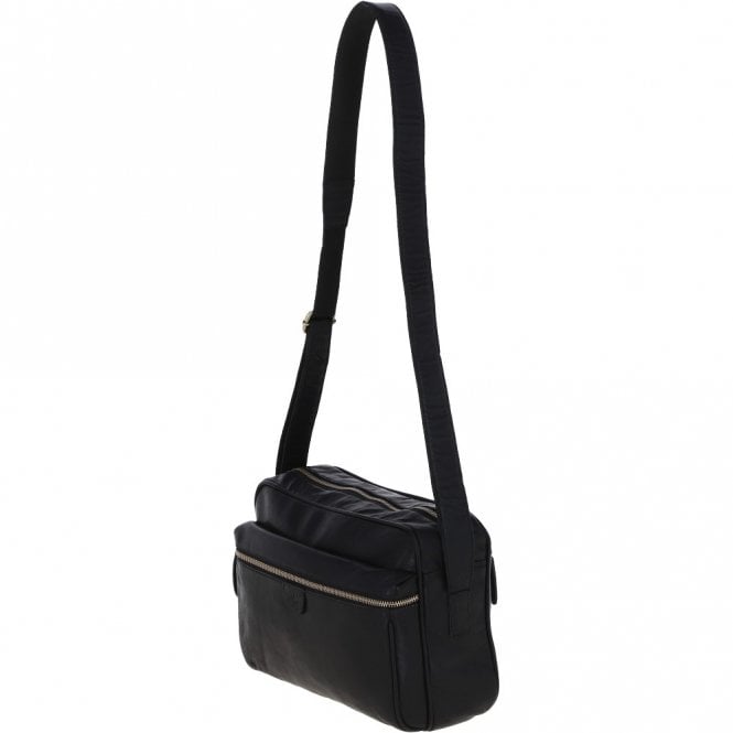 Ashwood Leather Ashwood Leather Messenger Bag – Black: T-73