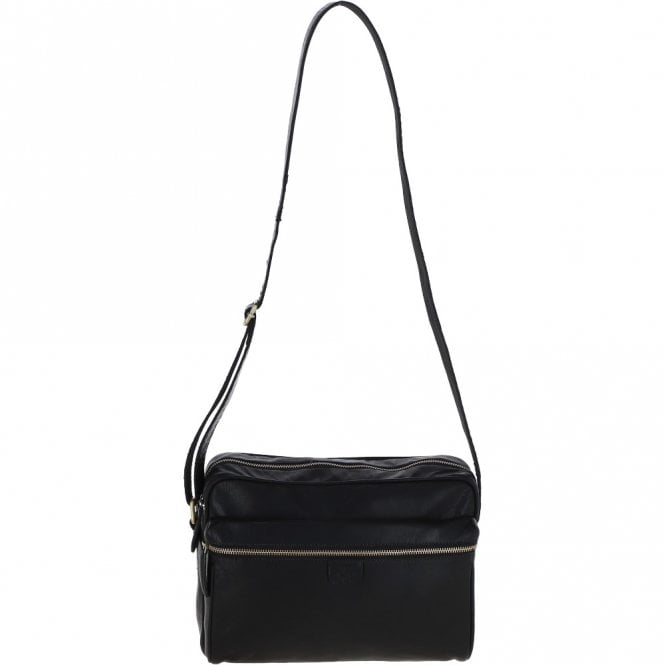 ashwood leather Ashwood Leather Messenger Bag – Black: T-73