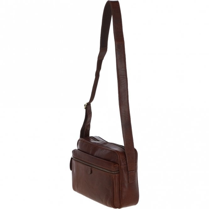Ashwood Leather Ashwood Leather Messenger Bag – Chestnut Tan: T-73