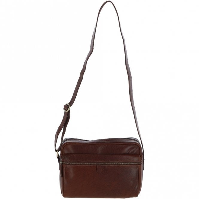 ashwood leather Ashwood Leather Messenger Bag – Chestnut Tan: T-73