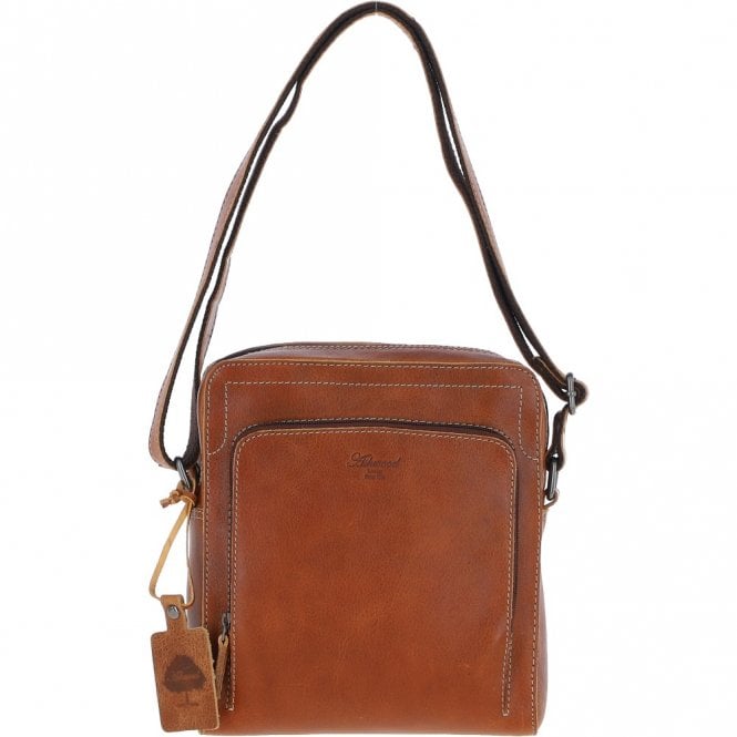 ashwood leather Ashwood Leather Messenger Bag – Cognac: FE08