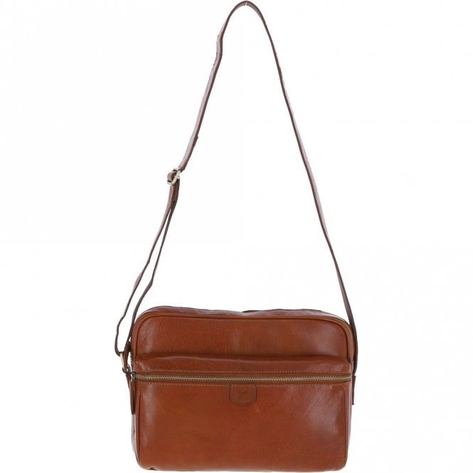 ashwood leather Ashwood Leather Messenger Bag – Honey: T-73
