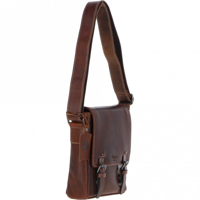Ashwood Leather Ashwood Leather Messenger – Brown: FE03