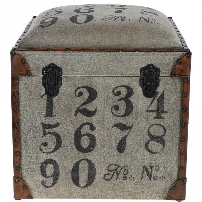 ashwood leather Ashwood Leather Numeric Storage Trunk Grey: KI-036