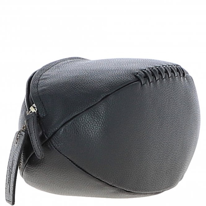 Ashwood Leather Ashwood Leather Rugby Ball Washbag Black: Q-40