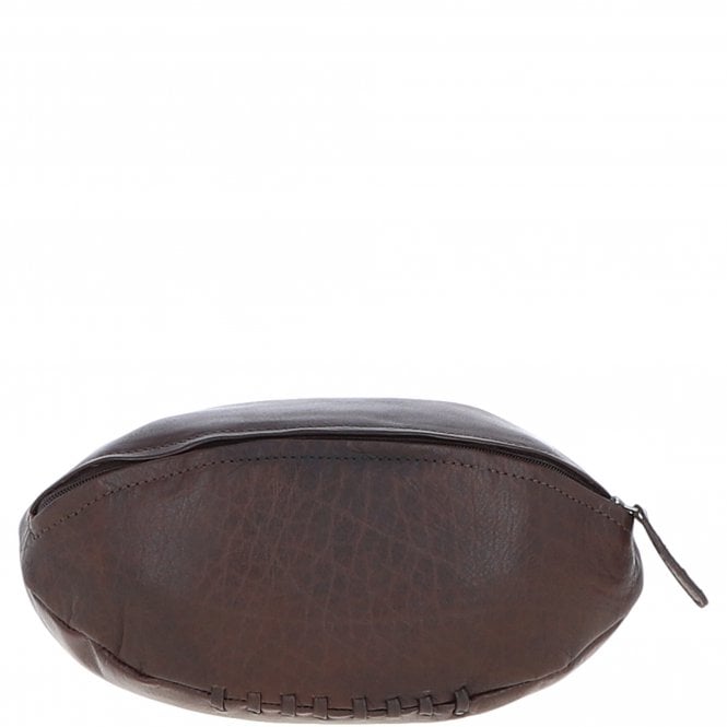 Ashwood Leather Ashwood Leather Rugby Ball Washbag Brandy: Q-40