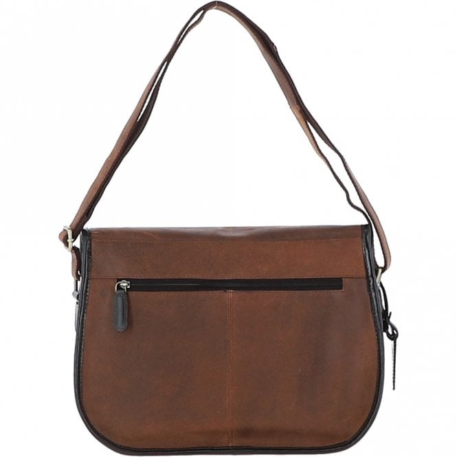 Ashwood Leather Ashwood Leather Saddle Bag Oily Brown: Jackson