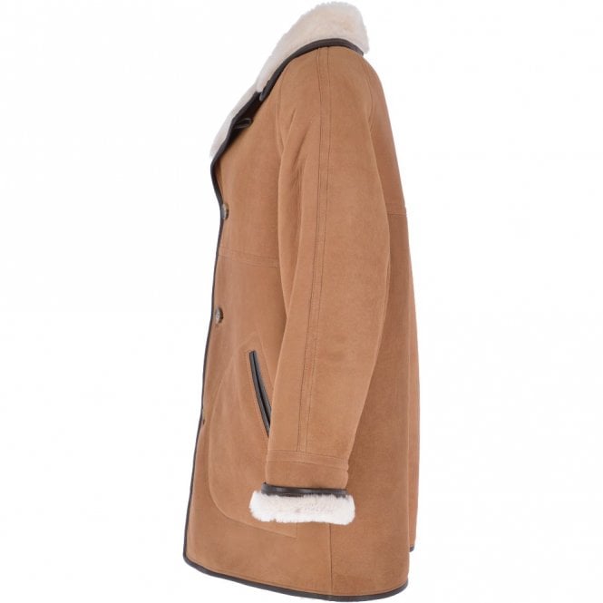 Ashwood Leather Sheepskin Coat Biscuit : Hektor