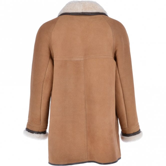 Ashwood Leather Sheepskin Coat Biscuit : Hektor
