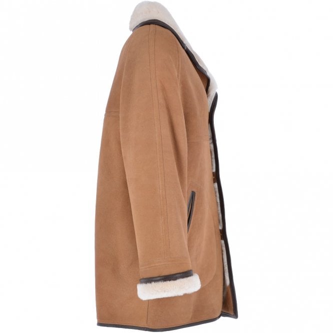 Ashwood Leather Sheepskin Coat Biscuit : Hektor