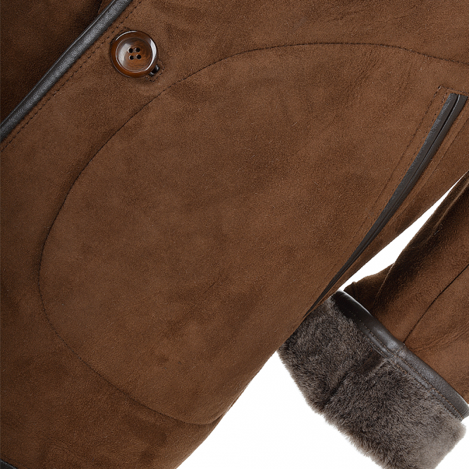 Ashwood Leather Sheepskin Coat Brown : Hektor