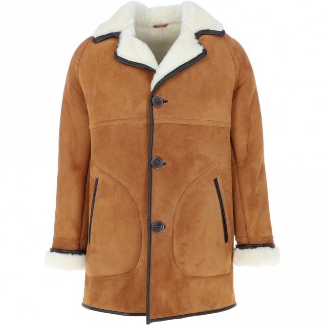 ashwood leather Sheepskin Coat Tan : Hektor