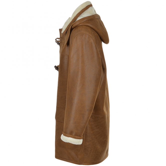 Ashwood Leather Sheepskin Duffle Tan : Magnus