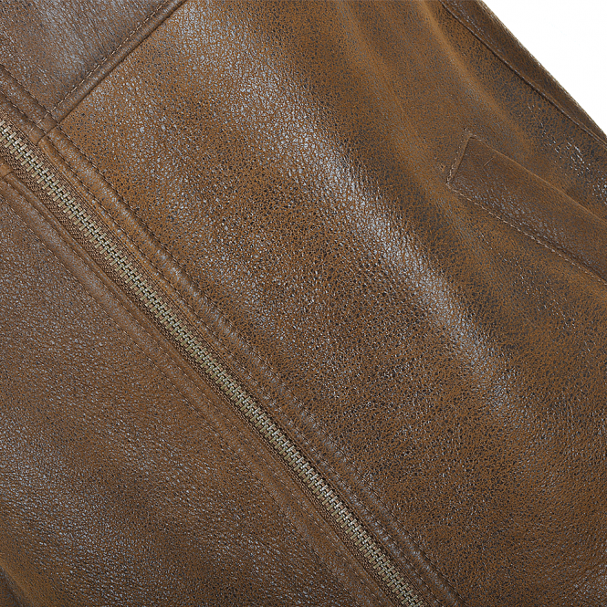 Ashwood Leather Sheepskin Gilet Tobacco : Norden