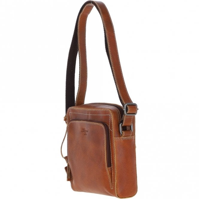 Ashwood Leather Ashwood Leather Travel Bag – Cognac: FE08-SM