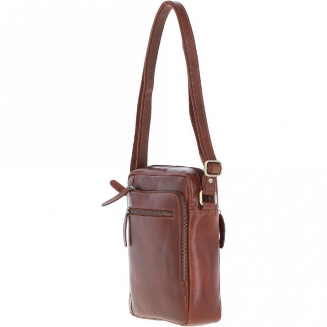 Ashwood Leather Ashwood Leather Travel Flight Bag Chestnut: K-42