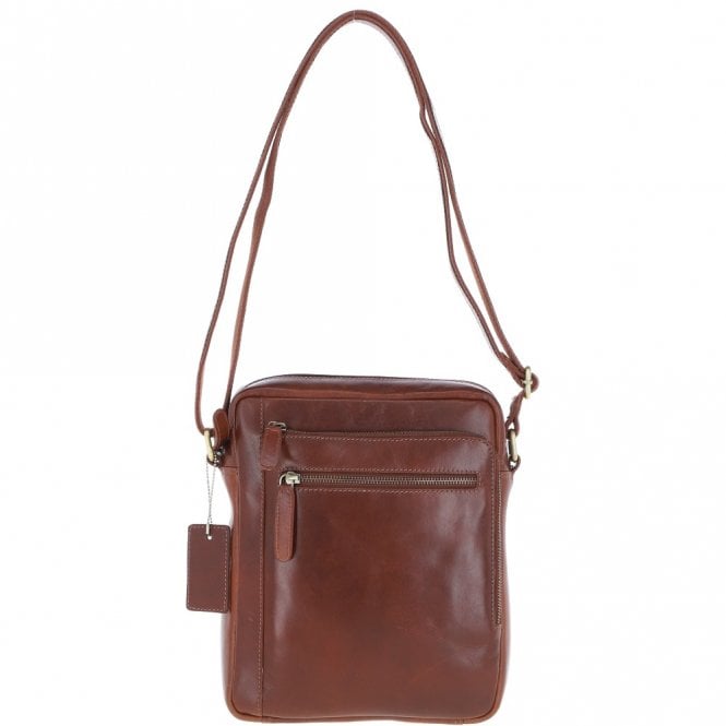 ashwood leather Ashwood Leather Travel Flight Bag Chestnut: K-42