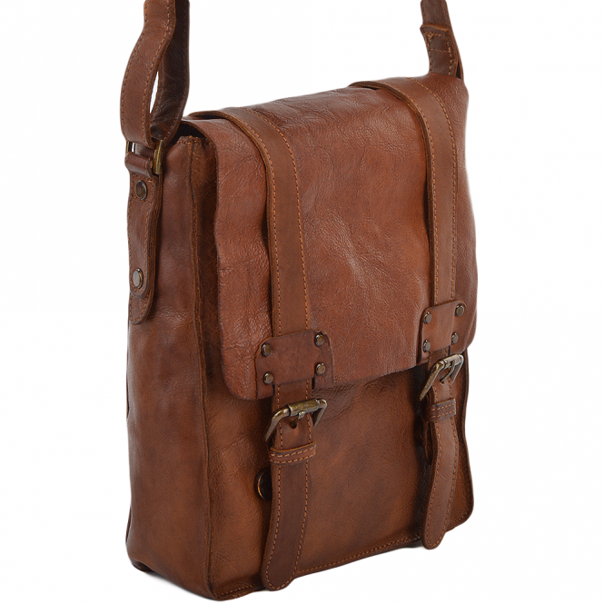 Ashwood Leather Vintage A4 Messenger Bag Rust : 7995