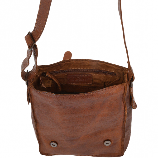 Ashwood Leather Vintage A4 Messenger Bag Rust : 7995
