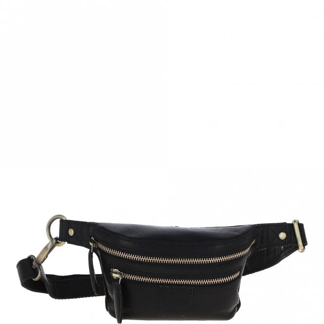 ashwood leather Ashwood Leather Waist Bag - Black: T-74