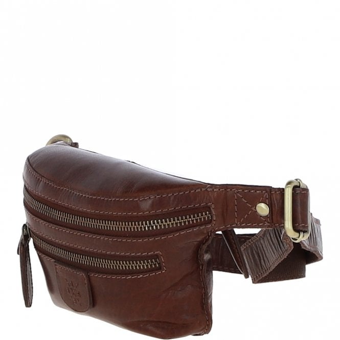 Ashwood Leather Ashwood Leather Waist Bag - Chestnut Tan: T-74