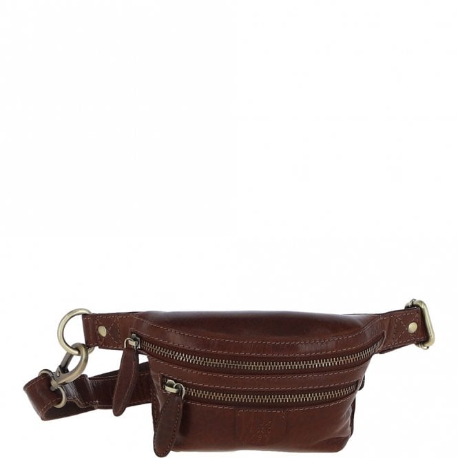 ashwood leather Ashwood Leather Waist Bag - Chestnut Tan: T-74