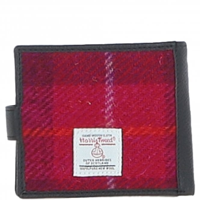 Ashwood Leather Ashwood Leather X Harris Tweed Bi-Fold Wallet Black/Mix: TW-80-23-BM