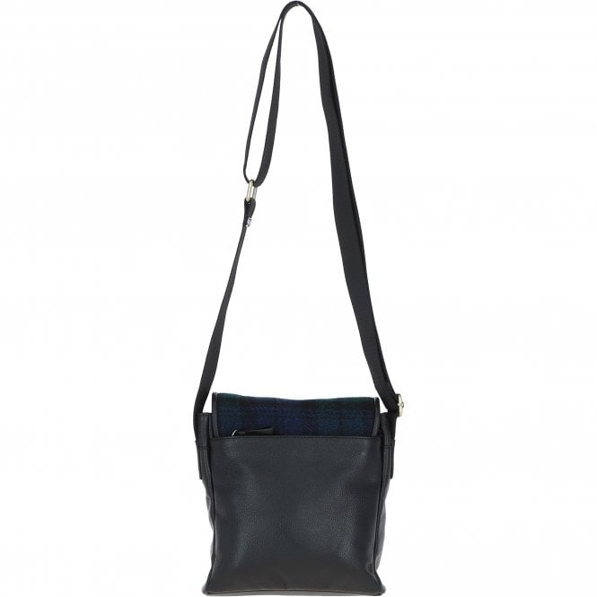Ashwood Leather Ashwood Leather X Harris Tweed Bodybag Black/Watch: TW-41-03-BW