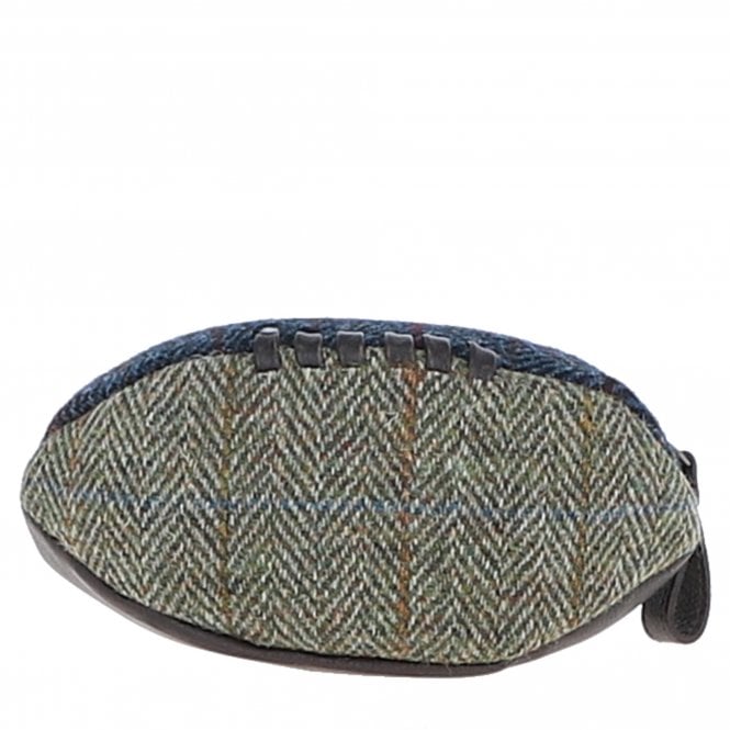 Ashwood Leather Ashwood Leather X Harris Tweed Mini Rugby Washbag Brown/Mix: TW-81-22-BM